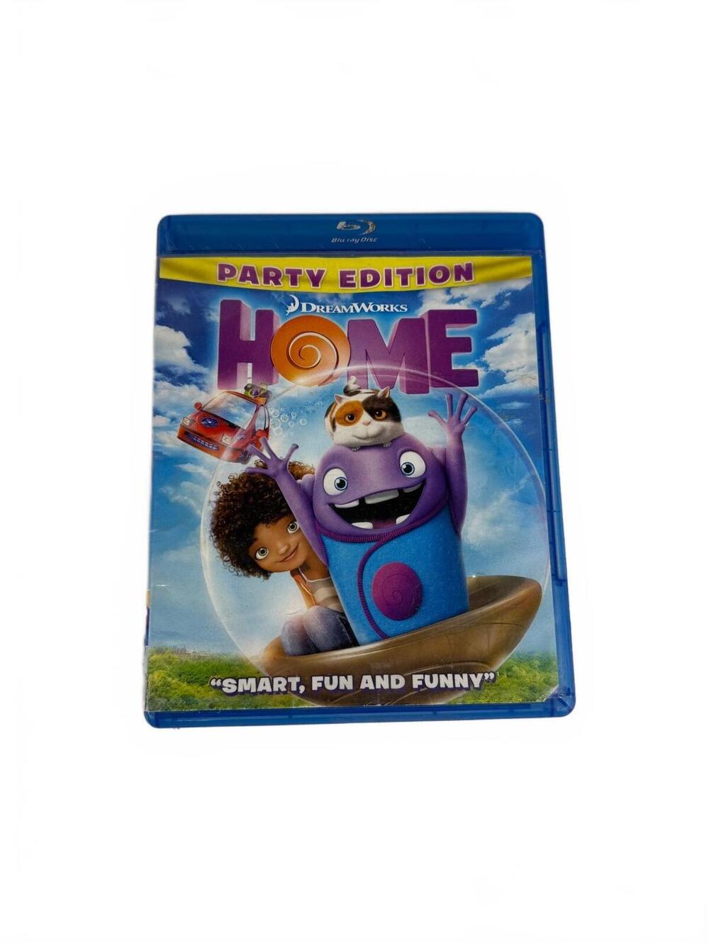 DreamWorks Home Party Edition Blu-ray DVD Combo Pack Animated Family Movie